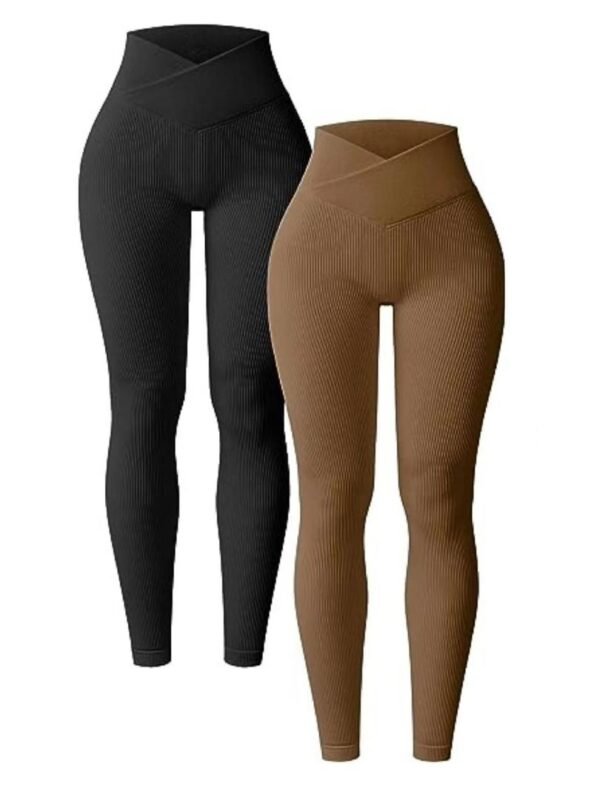 Stylish Solid Color Gym Pants - Image 2