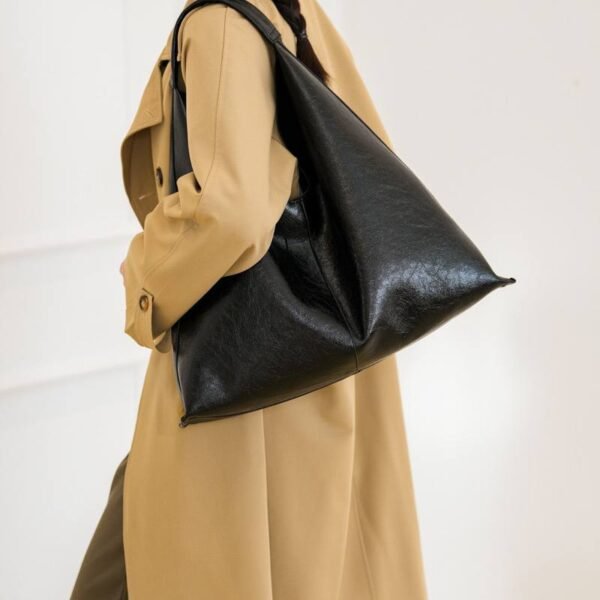 Silver Hobo Bags Women Large Shoulder Bag Cute Solid Purses Satchels Bag College Work Travel Tote Handbag