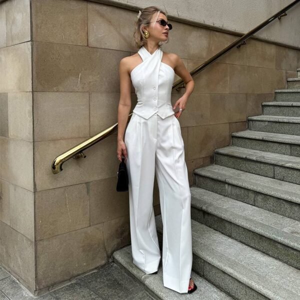 Lax Statement Vest Suit with Pants - Image 3