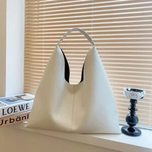 Slouchy Leather Tote Bag