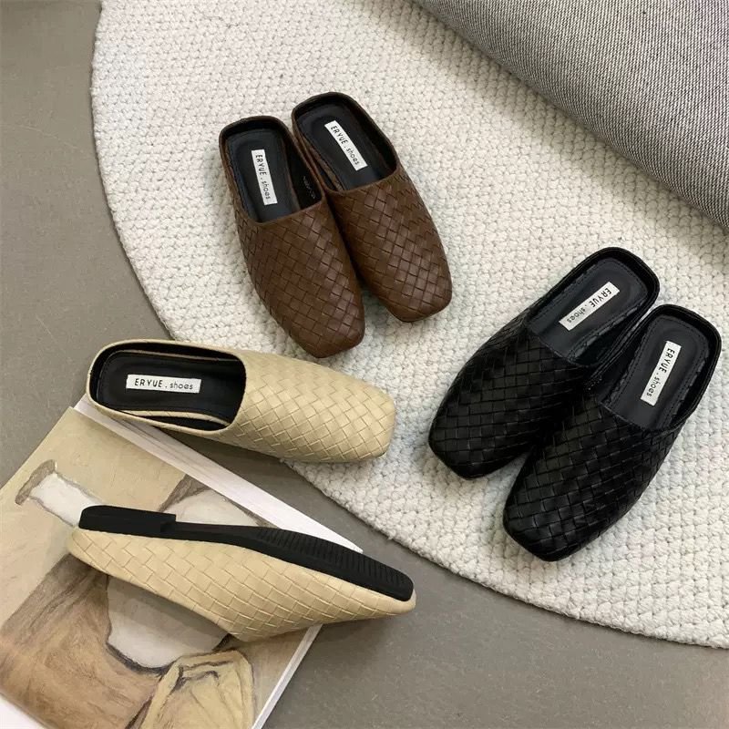 Fashion Woven Mules Sandals